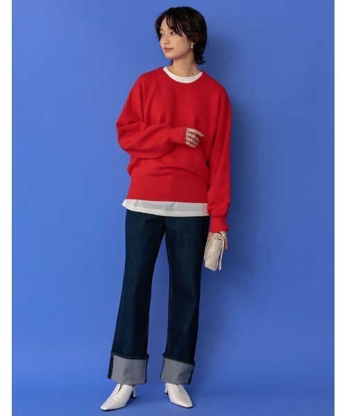 Re:EDIT（リエディ）の「ストレッチリサイクルロールアップデニム（デニムパンツ・レディース・グレー/ネイビー/ブルー・SHORT/LARGE/MEDIUM/TALL）」の22枚目の写真