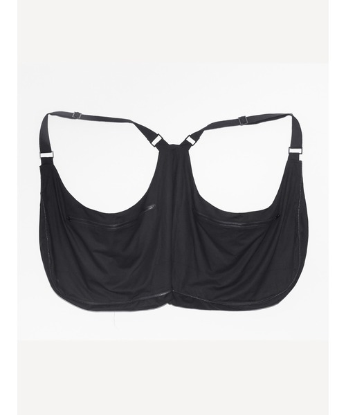 me+em select(ミームセレクト)の「【2way】ロゴ入りベストバック(ショルダーバッグ・メンズ・ブラック・FREE)」の5枚目の写真