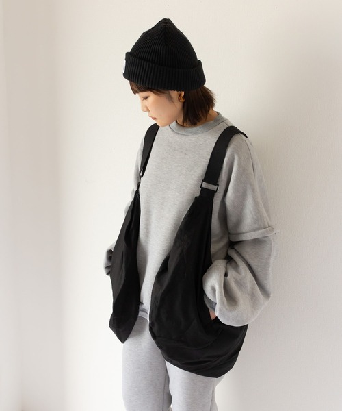 me+em select(ミームセレクト)の「【2way】ロゴ入りベストバック(ショルダーバッグ・メンズ・ブラック・FREE)」の22枚目の写真