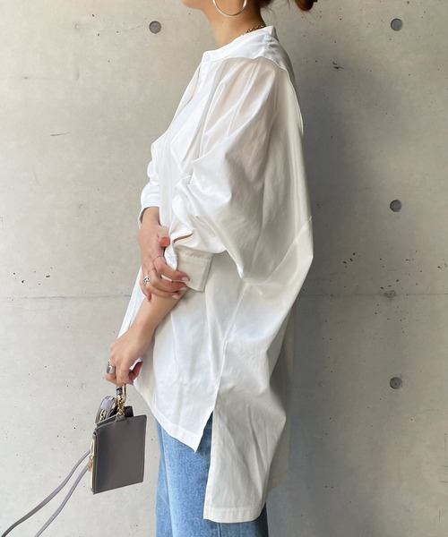 DouDou（ドゥドゥ）の「ショルダー切替ブラウス（シャツ/ブラウス・レディース・オフホワイト・FREE）」の16枚目の写真