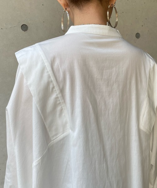 DouDou（ドゥドゥ）の「ショルダー切替ブラウス（シャツ/ブラウス・レディース・オフホワイト・FREE）」の20枚目の写真