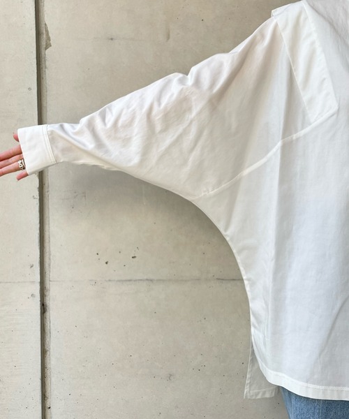 DouDou（ドゥドゥ）の「ショルダー切替ブラウス（シャツ/ブラウス・レディース・オフホワイト・FREE）」の14枚目の写真