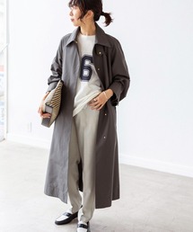 IENA | コットンポリエステルステンカラーコート(ステンカラーコート)