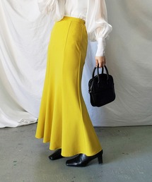 me+em select | 【 新色追加／８色展開 】ハイウエストカラーロングマーメイドスカート(スカート)