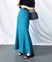 me+em select | 【 ６色展開 】ハイウエストカラーロングマーメイドスカート(スカート)