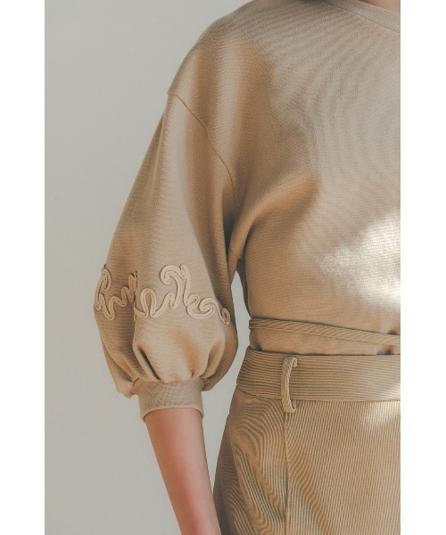セール】CORD EMBROIDERY TOPS（Tシャツ/カットソー）｜CLANE