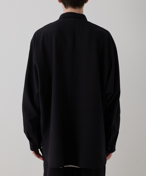 JUNRED（ジュンレッド）の「ドレープテクスチャードルマンビッグシャツ（シャツ/ブラウス・メンズ・ライトグレー/ブラック/ブルー系その他4・S/M/L）」の22枚目の写真