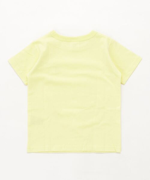 Champion（チャンピオン）の「チャンピオン  チャンピオン ミドルCロゴ刺繍Tシャツ_Champion SHORT SLEEVE T-SHIRT（Tシャツ/カットソー・キッズ・ブラック/ベージュ/ペールイエロー/ラベンダー/ホワイト/グリーン/ネイビー・120cm/140cm/150cm/110cm/100cm/160cm/130cm/90cm）」の8枚目の写真