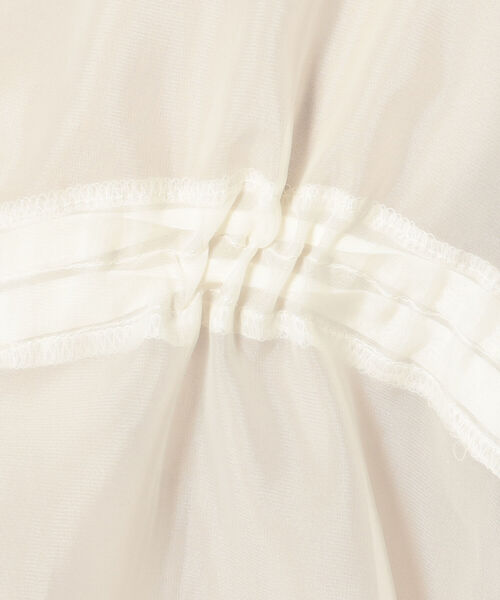 AULA AILA（アウラアイラ）の「AULA AILA/アウラアイラ/別注ドロストリング レイヤードTシャツ（Tシャツ/カットソー・レディース・ホワイト/ブラック・FREE）」の16枚目の写真