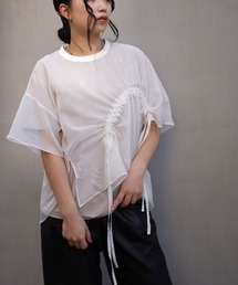 AULA AILA | 【別注】AULA AILA/アウラアイラ/ドロストリング レイヤードTシャツ(Tシャツ/カットソー)