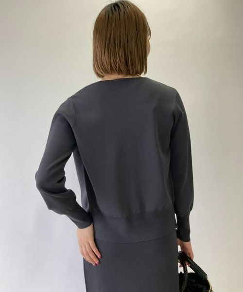 RIVE DROITE(リヴドロワ)の「クールタッチUVコンパクトカーディガン(カーディガン/ボレロ・レディース・チャコールグレー/ベージュ/オレンジ・FREE)」の4枚目の写真