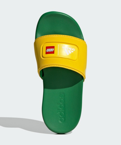 adidas（アディダス）の「アディダス アディレッタ コンフォート × LEGO サンダル / adidas Adilette Comfort × LEGO Slides / アディダス（キッズ/子供用）（サンダル・キッズ・レッド/ブラック×イエロー/ブラック×ホワイト/イエロー×グリーン・18cm/23.0cm/24.0cm/25.0cm/22.0cm/17.0cm/19.0cm/20.0cm/21.0cm）」の14枚目の写真