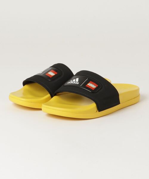 adidas（アディダス）の「アディダス アディレッタ コンフォート × LEGO サンダル / adidas Adilette Comfort × LEGO Slides / アディダス（キッズ/子供用）（サンダル・キッズ・レッド/ブラック×イエロー/ブラック×ホワイト/イエロー×グリーン・18cm/23.0cm/24.0cm/25.0cm/22.0cm/17.0cm/19.0cm/20.0cm/21.0cm）」の22枚目の写真