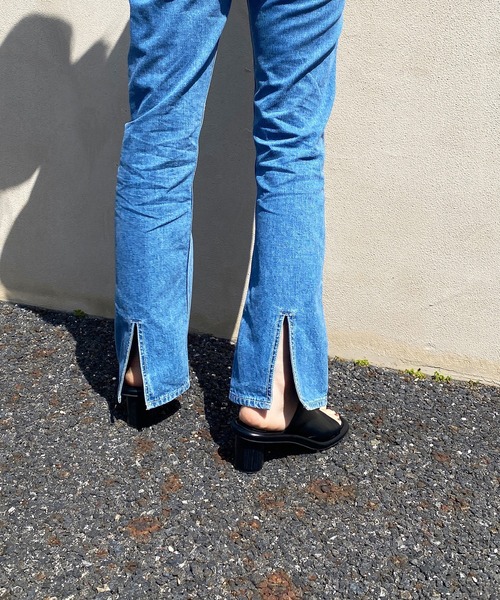 y/m by RIKA（イムバイリカ）の「オーバーカバーミュール（サンダル・レディース・オフホワイト/ブラック・LARGE/MEDIUM/SMALL）」の12枚目の写真