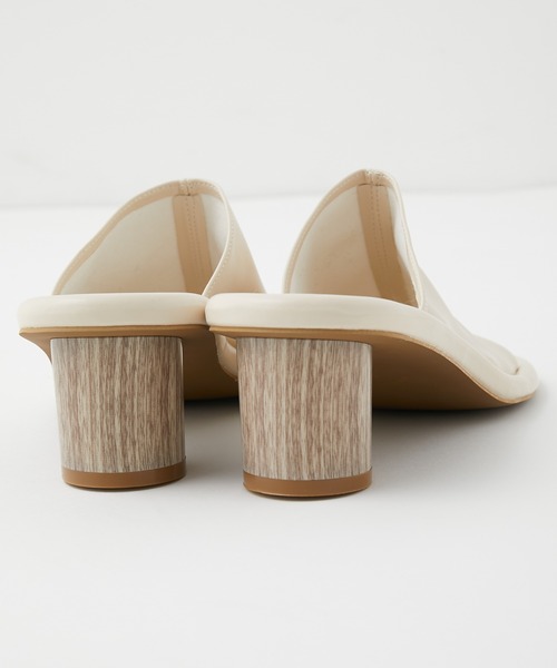 y/m by RIKA（イムバイリカ）の「オーバーカバーミュール（サンダル・レディース・オフホワイト/ブラック・LARGE/MEDIUM/SMALL）」の13枚目の写真