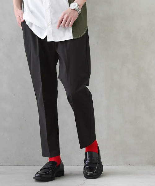 osharewalker(オシャレウォーカー)の「【廃盤】『機能的アンクルテーパードパンツ』(その他パンツ・メンズ・カーキ/ブラック・XL/L/M)」の1枚目の写真