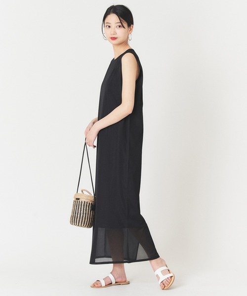 U by SPICK&SPAN シアーノースリーブドレス U by SPICK&SPAN（ユーバイスピックアンドスパン）の「シアー