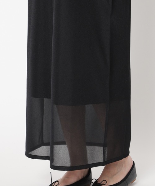 U by SPICK&SPAN シアーノースリーブドレス U by SPICK&SPAN（ユーバイスピックアンドスパン）の「シアー