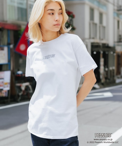 ROOPTOKYO(ループトウキョウ)の「ROOP TOKYO限定:PEANUTS フォトS/S Tee 半袖Tシャツ(Tシャツ/カットソー・メンズ・ホワイト/ブラック/グレー・S/M/L/XL)」の9枚目の写真