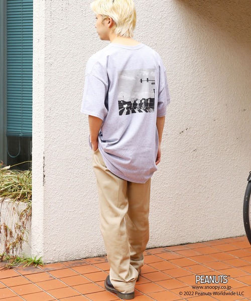 ROOPTOKYO(ループトウキョウ)の「ROOP TOKYO限定:PEANUTS フォトS/S Tee 半袖Tシャツ(Tシャツ/カットソー・メンズ・ホワイト/ブラック/グレー・S/M/L/XL)」の14枚目の写真
