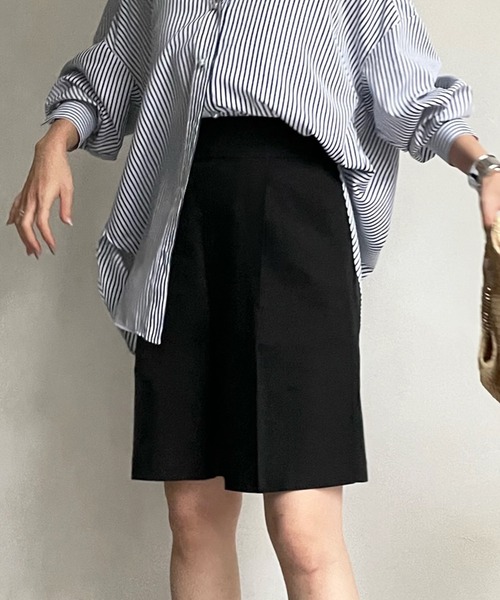 DouDou（ドゥドゥ）の「麻混センプレショートパンツ（その他パンツ・レディース・ブラック/ベージュ・FREE）」の22枚目の写真