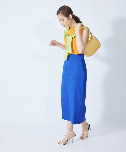 ROPE'(ロペ)の「ロゴエンボスワンハンドルバッグ(ハンドバッグ・レディース・ブラウン/イエロー・FREE)」の16枚目の写真