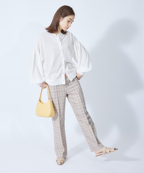 ROPE'(ロペ)の「ロゴエンボスワンハンドルバッグ(ハンドバッグ・レディース・ブラウン/イエロー・FREE)」の4枚目の写真