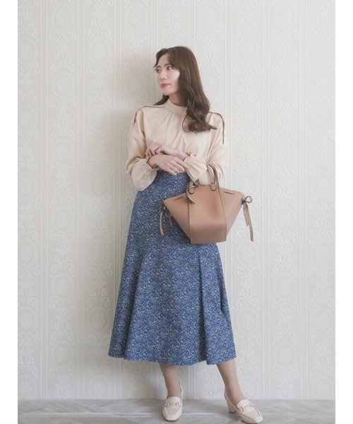 Areeam（アリーム）の「マルチWAYリボンバッグ（トートバッグ・レディース・グレイッシュベージュ/ベージュ・FREE）」の13枚目の写真