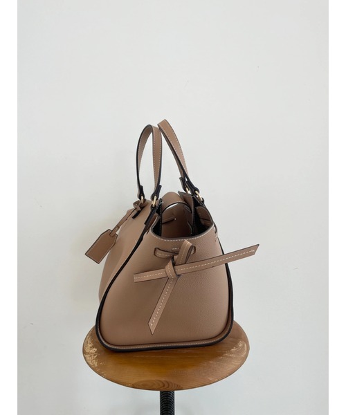 Areeam（アリーム）の「マルチWAYリボンバッグ（トートバッグ・レディース・グレイッシュベージュ/ベージュ・FREE）」の9枚目の写真