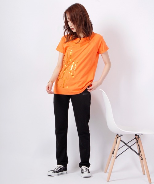 DIMENSIONE danza(ディメンシオーネ ダンツァ)の「サイドプリント半袖Tシャツ(Tシャツ/カットソー・レディース・ホワイト/オレンジ/イエロー/ブラック・SMALL/MEDIUM/X-SMALL)」の19枚目の写真
