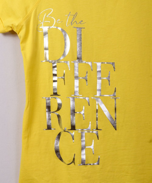 DIMENSIONE danza(ディメンシオーネ ダンツァ)の「サイドプリント半袖Tシャツ(Tシャツ/カットソー・レディース・ホワイト/オレンジ/イエロー/ブラック・SMALL/MEDIUM/X-SMALL)」の9枚目の写真