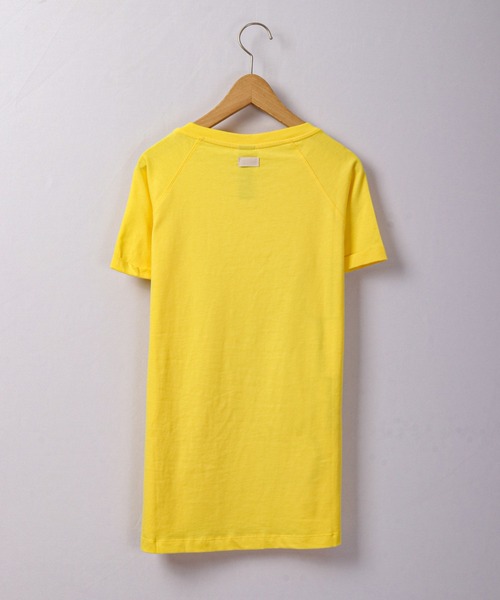 DIMENSIONE danza(ディメンシオーネ ダンツァ)の「サイドプリント半袖Tシャツ(Tシャツ/カットソー・レディース・ホワイト/オレンジ/イエロー/ブラック・SMALL/MEDIUM/X-SMALL)」の8枚目の写真