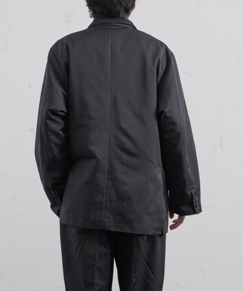 kutir（クティール）の「ルーズテーラードジャケット(セットアップ着用可！)（テーラードジャケット・メンズ・ネイビー/グレイッシュベージュ・MEDIUM/LARGE）」の13枚目の写真