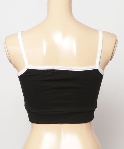 WEGO（ウィゴー）の「WEGO/カップインサイドラインキャミソール（キャミソール・レディース・ホワイト/ブラック・FREE）」の9枚目の写真