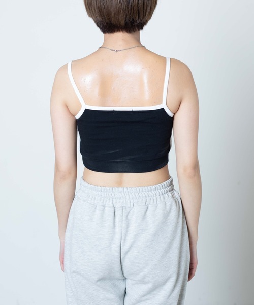 WEGO（ウィゴー）の「WEGO/カップインサイドラインキャミソール（キャミソール・レディース・ホワイト/ブラック・FREE）」の21枚目の写真