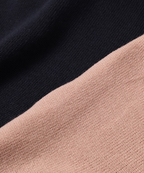 Dulcamara(ドゥルカマラ)の「MixニットロングOP(ワンピース・レディース・ライトベージュ/キャメル/ネイビー・FREE)」の11枚目の写真