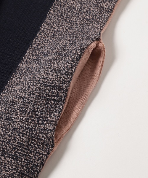 Dulcamara(ドゥルカマラ)の「MixニットロングOP(ワンピース・レディース・ライトベージュ/キャメル/ネイビー・FREE)」の12枚目の写真