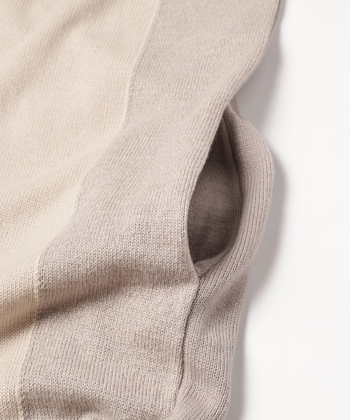 Dulcamara(ドゥルカマラ)の「MixニットロングOP(ワンピース・レディース・ライトベージュ/キャメル/ネイビー・FREE)」の22枚目の写真