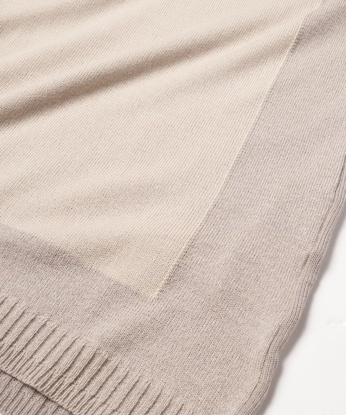 Dulcamara(ドゥルカマラ)の「MixニットロングOP(ワンピース・レディース・ライトベージュ/キャメル/ネイビー・FREE)」の19枚目の写真