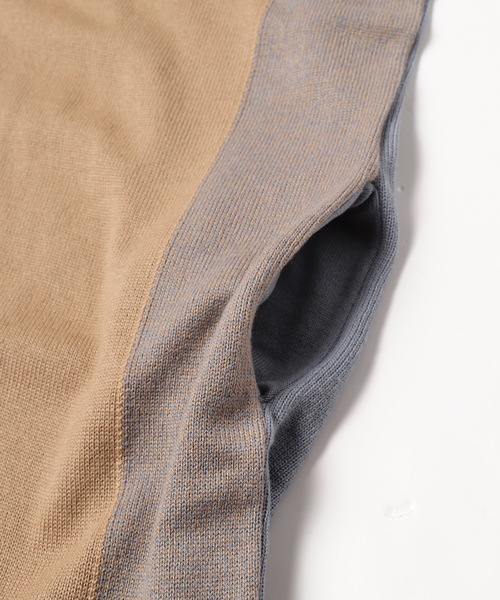 Dulcamara(ドゥルカマラ)の「MixニットロングOP(ワンピース・レディース・ライトベージュ/キャメル/ネイビー・FREE)」の16枚目の写真