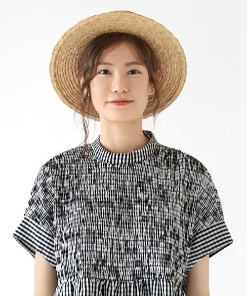 zootie（ズーティー）の「シャーリングギャザー フレアブラウス（シャツ/ブラウス・レディース・ブラック/ブラック×ホワイト・M）」の7枚目の写真