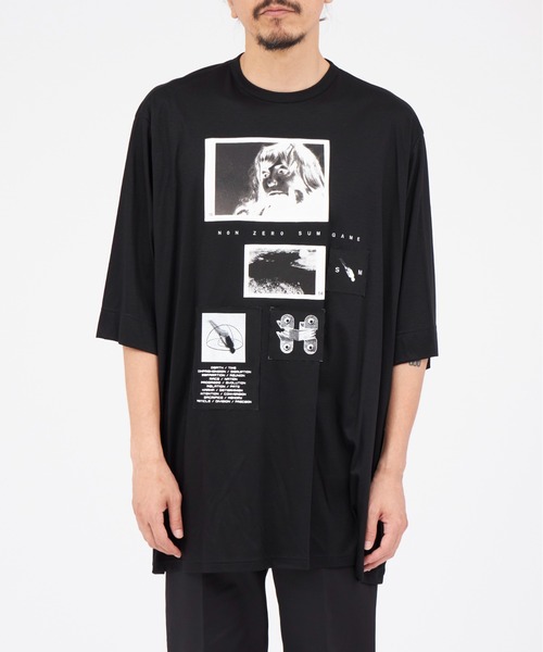 th（ティー エイチ）の「th products Long T-Shir（Tシャツ/カットソー・メンズ・ブラック/ホワイト・1/2）」の2枚目の写真