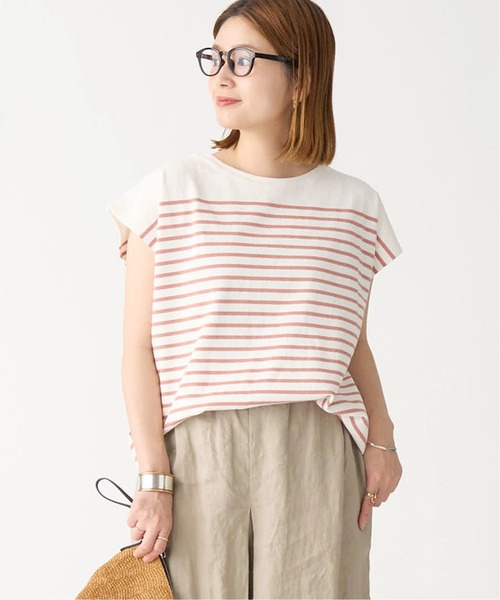 JOURNAL STANDARD(ジャーナルスタンダード)の「パネルボーダーフレンチプルオーバー(Tシャツ/カットソー・レディース・ブラック/ネイビー/ピンク/ブルー系その他・FREE)」の21枚目の写真