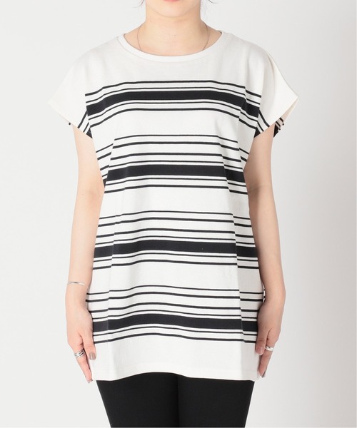 JOURNAL STANDARD(ジャーナルスタンダード)の「パネルボーダーフレンチプルオーバー(Tシャツ/カットソー・レディース・ブラック/ネイビー/ピンク/ブルー系その他・FREE)」の22枚目の写真