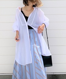 Q | Backギャザーシャツ(シャツ/ブラウス)