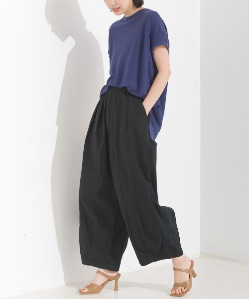 OMNES（オムネス）の「ベアワッフル裾スリットプルオーバー（その他トップス・レディース・ホワイト/ベージュ/ネイビー/イエロー/ラベンダー/グレイッシュベージュ/チャコール・FREE）」の17枚目の写真