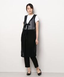 HONEYSUCKLE ROSE | 【HONEYSUCKLE ROSE】透かし編みロングジレ(その他トップス)