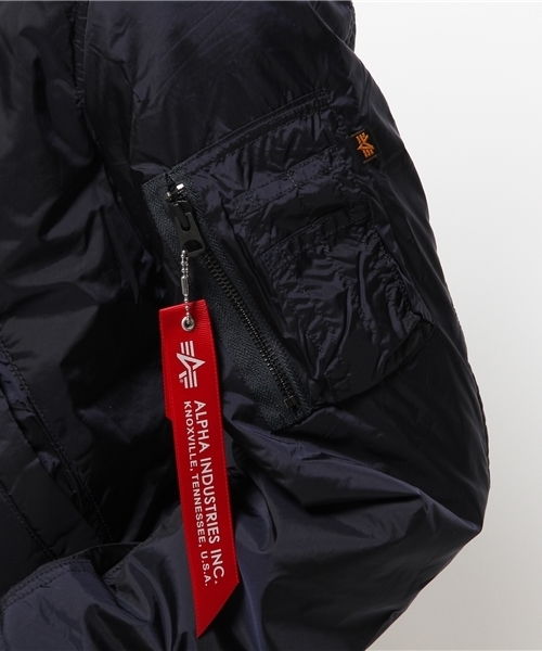 CIAOPANIC（チャオパニック）の「【ALPHA】MA-1REVERSIBLE（ブルゾン・メンズ・グリーン/ベージュ/ブルー・SMALL/LARGE/MEDIUM）」の14枚目の写真