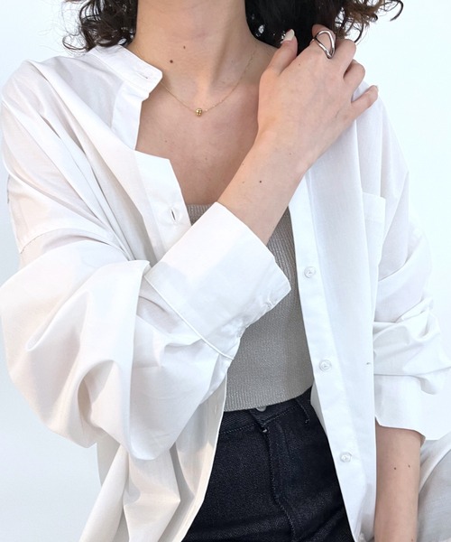 mystic（ミスティック）の「[eau un bijou]  gold stone necklace（ネックレス・レディース・ゴールド・ONE SIZE）」の6枚目の写真