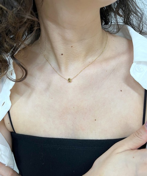 mystic（ミスティック）の「[eau un bijou]  gold stone necklace（ネックレス・レディース・ゴールド・ONE SIZE）」の8枚目の写真